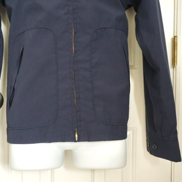 MEN'S MCGREGOR DRIZZLER VINTAGE FIELD JACKET SZ: 38 NAVY BLUE - Picture 5 of 12